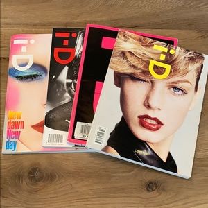 Lot of Vintage i-D magazines dated 2000-2011